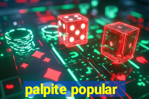 palpite popular